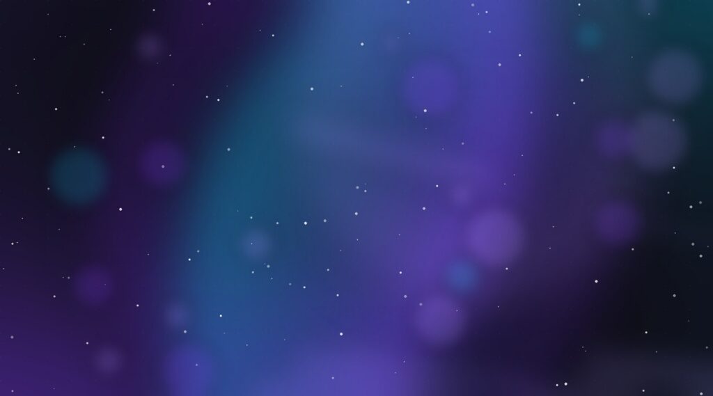 Abstract purple and cyan banner